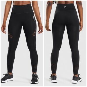 Gymshark‎ Black Seamless Leggings Size S